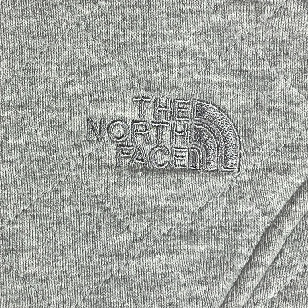 North Face Caroluna Quilted Fleece Lined Jacket Women's S Gray Warm Comfort Prep